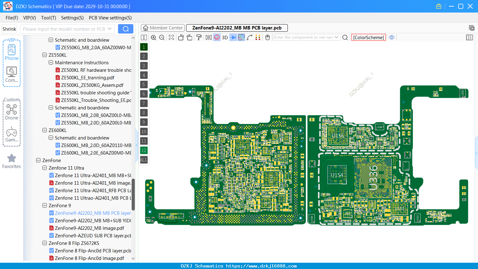 ASUS ZenFone9-AI2202_MB MB PCB Layer